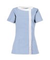 Zorg Tunic Alexandra NF191 licht blauw-wit